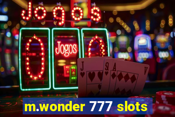 m.wonder 777 slots